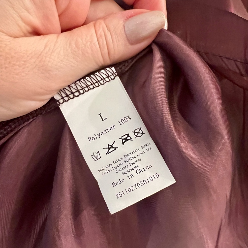 Elegant Blouse in Purple - Picture 8 of 8